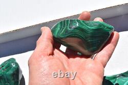 WHOLESALE Poilshed Malachite from Congo 10 pieces 3 kg # 5264