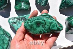 WHOLESALE Poilshed Malachite from Congo 10 pieces 3 kg # 5264