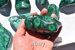 WHOLESALE Poilshed Malachite from Congo 10 pieces 3 kg # 5264