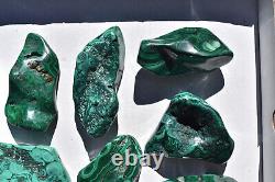 WHOLESALE Poilshed Malachite from Congo 10 pieces 3 kg # 5264