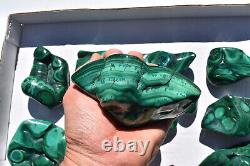 WHOLESALE Poilshed Malachite from Congo 11 pieces 3 kg # 5267