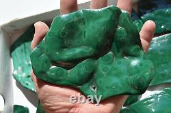 WHOLESALE Poilshed Malachite from Congo 28 pieces 2 kg # 5372