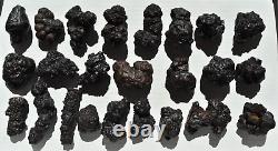 WHOLESALE Prophecy Stone Hematite Pseudomorph from Egypt 24 pieces 2 kg # 5338