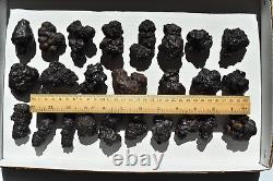 WHOLESALE Prophecy Stone Hematite Pseudomorph from Egypt 24 pieces 2 kg # 5338
