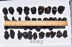 WHOLESALE Prophecy Stone Hematite Pseudomorph from Egypt 36 pieces 1 kg # 5357