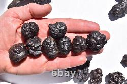 WHOLESALE Prophecy Stone Hematite Pseudomorph from Egypt 36 pieces 1 kg # 5357
