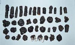 WHOLESALE Prophecy Stone Hematite Pseudomorph from Egypt 41 pieces 1 kg # 5382