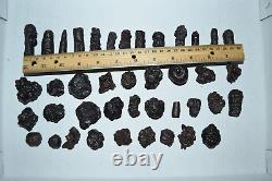 WHOLESALE Prophecy Stone Hematite Pseudomorph from Egypt 41 pieces 1 kg # 5382