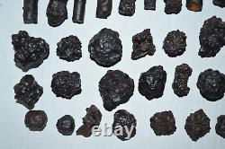 WHOLESALE Prophecy Stone Hematite Pseudomorph from Egypt 41 pieces 1 kg # 5382