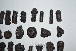 WHOLESALE Prophecy Stone Hematite Pseudomorph from Egypt 41 pieces 1 kg # 5382