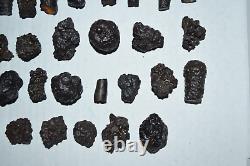 WHOLESALE Prophecy Stone Hematite Pseudomorph from Egypt 41 pieces 1 kg # 5382
