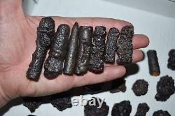 WHOLESALE Prophecy Stone Hematite Pseudomorph from Egypt 41 pieces 1 kg # 5382