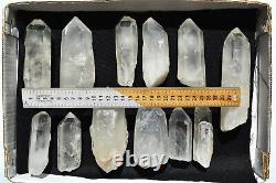 WHOLESALE Quartz Crystals from Madagascar 12 pcs 3 kg # 5007