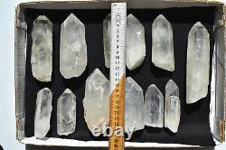 WHOLESALE Quartz Crystals from Madagascar 12 pcs 3 kg # 5007