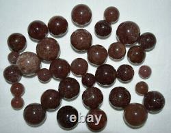 WHOLESALE Red Aventurine / Cherry Tanzberry Quartz Spheres Tanzania 1 kg # 5148