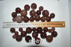 WHOLESALE Red Aventurine / Cherry Tanzberry Quartz Spheres Tanzania 1 kg # 5148