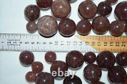 WHOLESALE Red Aventurine / Cherry Tanzberry Quartz Spheres Tanzania 1 kg # 5148