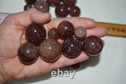 WHOLESALE Red Aventurine / Cherry Tanzberry Quartz Spheres Tanzania 1 kg # 5148