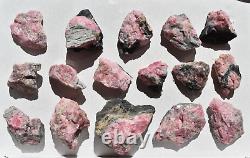 WHOLESALE Rhodochrosite Rough / Natural Stones from Mexico 2 kg # 5345