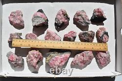 WHOLESALE Rhodochrosite Rough / Natural Stones from Mexico 2 kg # 5345