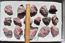 WHOLESALE Rhodochrosite Rough / Natural Stones from Mexico 2 kg # 5345