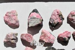 WHOLESALE Rhodochrosite Rough / Natural Stones from Mexico 2 kg # 5345