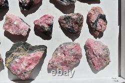 WHOLESALE Rhodochrosite Rough / Natural Stones from Mexico 2 kg # 5345