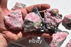 WHOLESALE Rhodochrosite Rough / Natural Stones from Mexico 2 kg # 5345