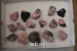 WHOLESALE Rhodochrosite Rough / Natural Stones from Mexico 2 kg # 5345