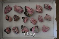 WHOLESALE Rhodochrosite Rough / Natural Stones from Mexico 2 kg # 5345