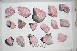 WHOLESALE Rhodochrosite Rough / Natural Stones from Mexico 2 kg # 5345