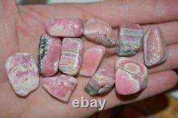 WHOLESALE Rhodochrosite Tumbled Polished Stones from Argentina 1 kg # 5241