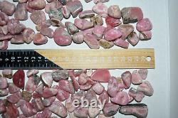 WHOLESALE Rhodochrosite Tumbled Polished Stones from Argentina 1 kg # 5419