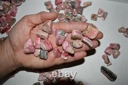 WHOLESALE Rhodochrosite Tumbled Polished Stones from Argentina 1 kg # 5419