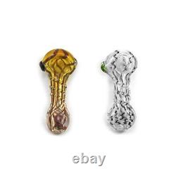 WHOLESALE SPECIAL PRICE 50 PCS Tobacco Smoking Glass Hand Pipes 4 4.5