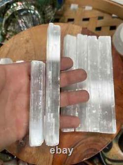 WHOLESALE Selenite Wands 4 inch, 6inch Raw Selenite Selenite Crystal Logs