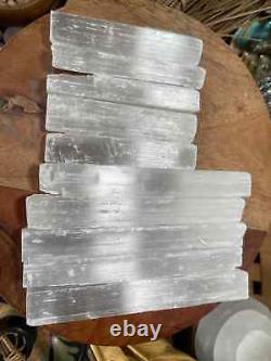 WHOLESALE Selenite Wands 4 inch, 6inch Raw Selenite Selenite Crystal Logs