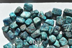 WHOLESALE Shattuckite / Chrysocolla Tumbled Stones from Congo 2 kg parcel # 5306