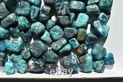 WHOLESALE Shattuckite / Chrysocolla Tumbled Stones from Congo 2 kg parcel # 5306