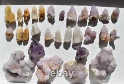 WHOLESALE Spirit Quartz Parcel from South Africa 29 pcs 1.5 kg # 5238