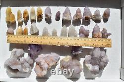 WHOLESALE Spirit Quartz Parcel from South Africa 29 pcs 1.5 kg # 5238