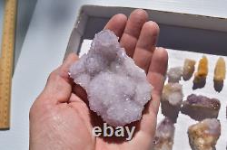 WHOLESALE Spirit Quartz Parcel from South Africa 34 pcs 1.5 kg # 5399