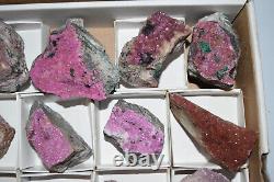 WHOLESALE parcel Cobaltoan Calcite from Congo 3 kg 25 pieces # 5109