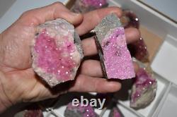 WHOLESALE parcel Cobaltoan Calcite from Congo 3 kg 25 pieces # 5109