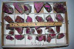 WHOLESALE parcel Cobaltoan Calcite from Congo 3 kg 30 pieces # 5111