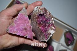WHOLESALE parcel Cobaltoan Calcite from Congo 3 kg 30 pieces # 5111