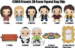 WHOLE BOX 24pcs Friends TV show Series 1 3D Foam Bag Clip in 24x Blind Bags