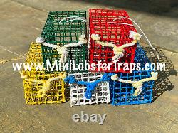 WHOLE SALE Mini Lobster Traps 20 MINI TRAPS handmade in Gloucester MA