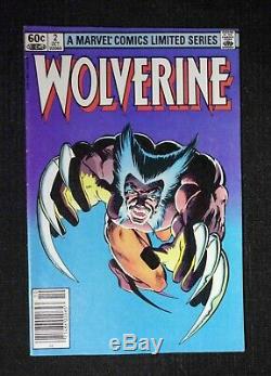 WOLVERINE Limited Series 1-4 Set Run 1982 Frank Miller 1st Solo Series Claremont