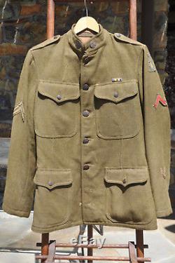 WW1 US Army 77th Division Lost Battalion Survivor Uniform Grouping